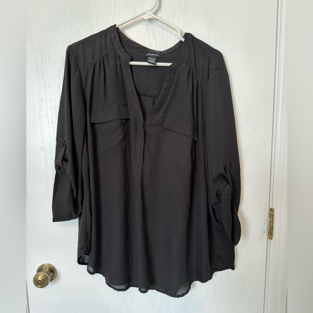 Torrid Georgette Blouse